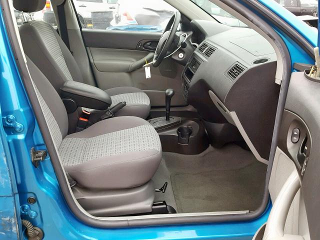 1FAFP34N17W290470 - 2007 FORD FOCUS ZX4 BLUE photo 5