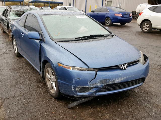 2HGFG12928H571845 - 2008 HONDA CIVIC EXL BLUE photo 1