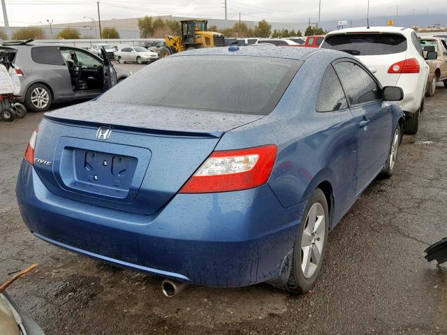 2HGFG12928H571845 - 2008 HONDA CIVIC EXL BLUE photo 4