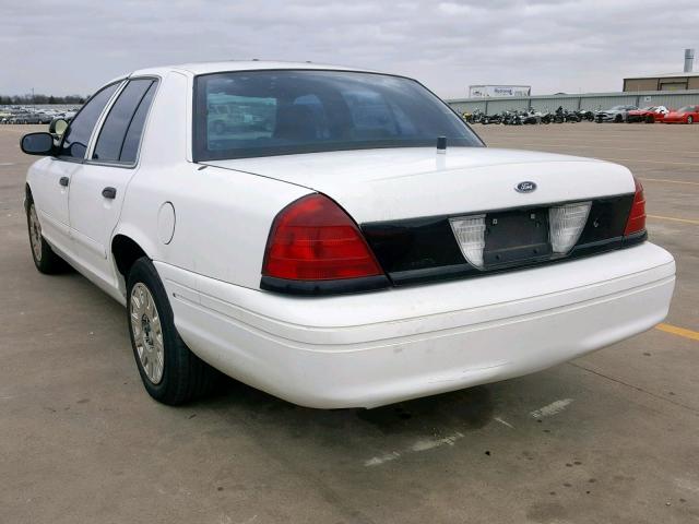 2FAHP71W93X187664 - 2003 FORD CROWN VICT WHITE photo 3