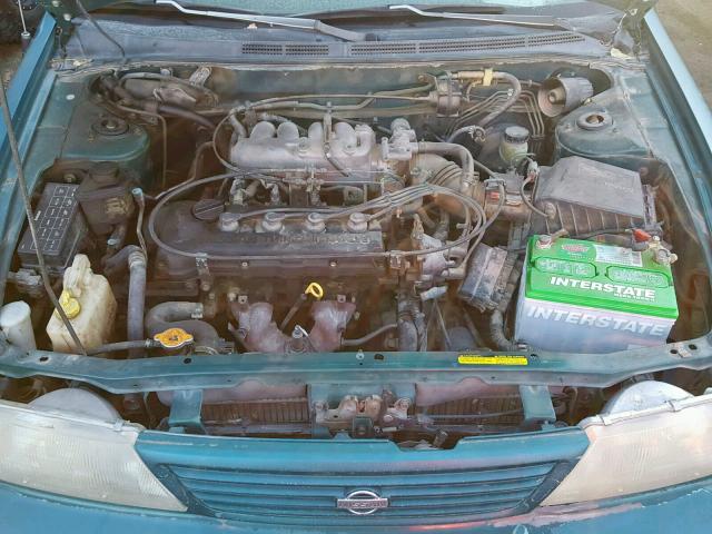 1N4AB42D4TC516621 - 1996 NISSAN 200SX BASE GREEN photo 7