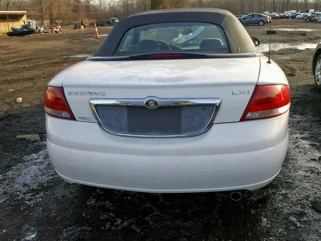 1C3EL55R12N140988 - 2002 CHRYSLER SEBRING LX WHITE photo 9