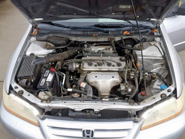 1HGCF86621A029602 - 2001 HONDA ACCORD VAL SILVER photo 7