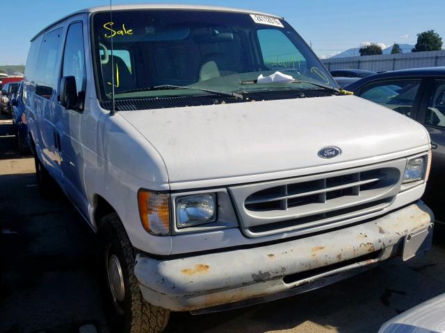 1FTRE14281HA69645 - 2001 FORD EC VAN 250 WHITE photo 1