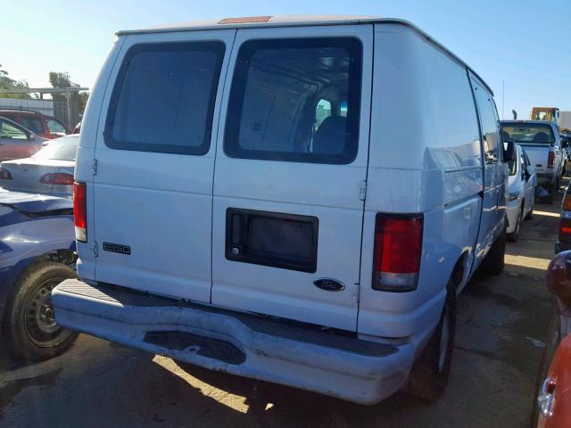 1FTRE14281HA69645 - 2001 FORD EC VAN 250 WHITE photo 4