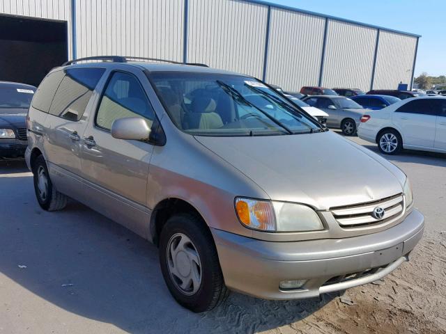 4T3ZF13C51U387983 - 2001 TOYOTA SIENNA LE BEIGE photo 1