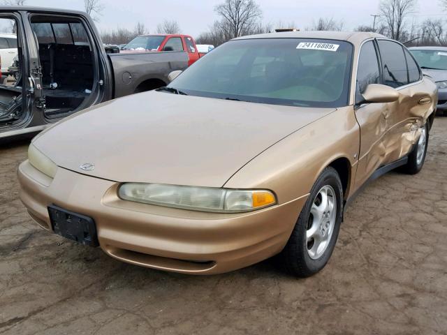 1G3WX52HXXF382728 - 1999 OLDSMOBILE INTRIGUE G GOLD photo 2