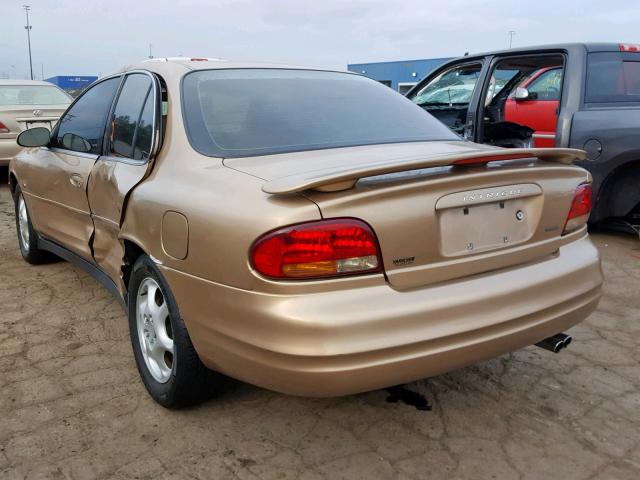 1G3WX52HXXF382728 - 1999 OLDSMOBILE INTRIGUE G GOLD photo 3