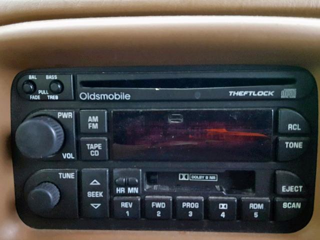 1G3WX52HXXF382728 - 1999 OLDSMOBILE INTRIGUE G GOLD photo 9