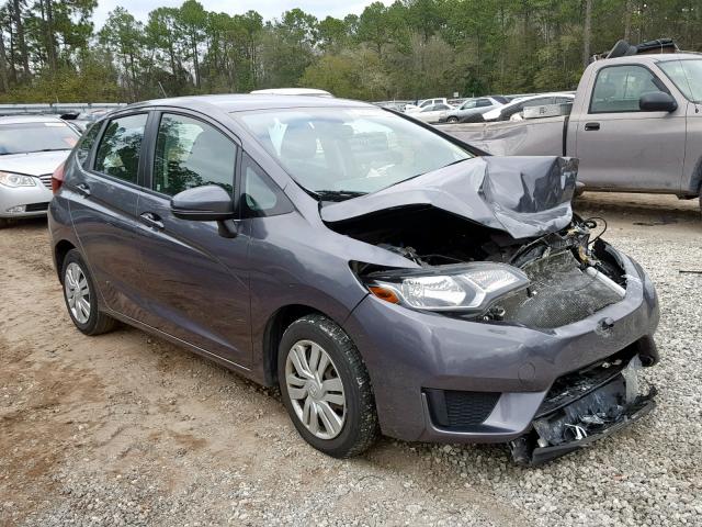 3HGGK5H52FM726133 - 2015 HONDA FIT LX GRAY photo 1