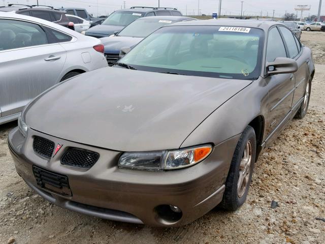 1G2WR5211YF290314 - 2000 PONTIAC GRAND PRIX BROWN photo 2