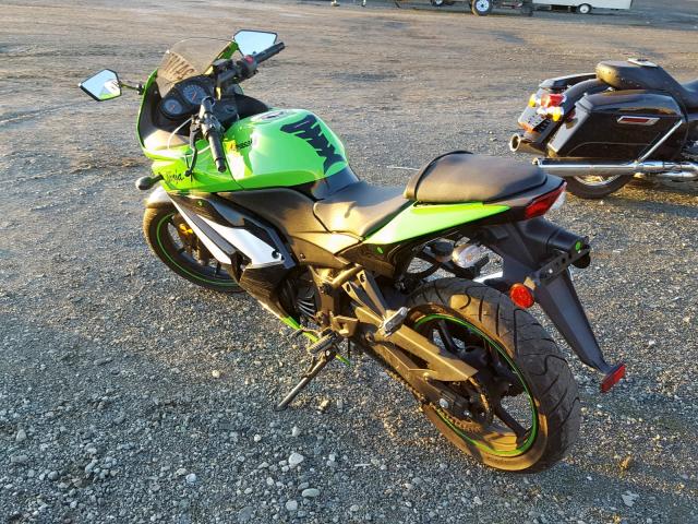 JKAEXMJ159DA29092 - 2009 KAWASAKI EX250 J GREEN photo 3