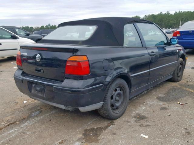 3VWCC21V31M801818 - 2001 VOLKSWAGEN CABRIO GLS BLACK photo 4