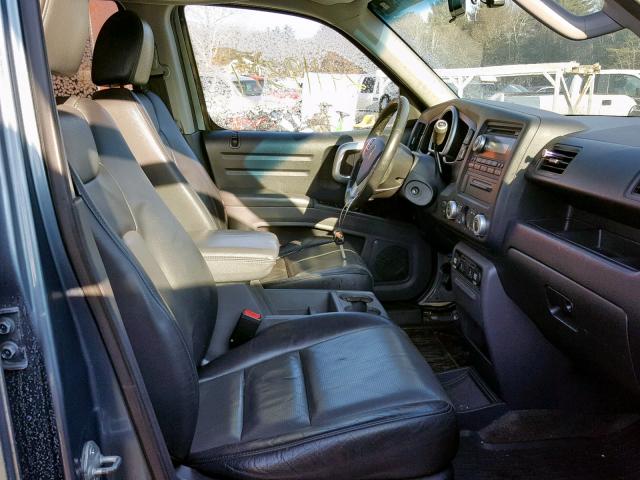 2HJYK16596H532711 - 2006 HONDA RIDGELINE BLUE photo 5