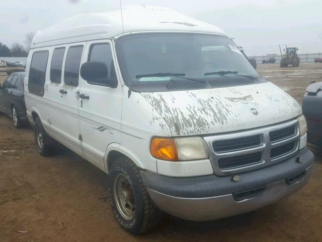 2B6HB11Y3YK171914 - 2000 DODGE RAM VAN B1 WHITE photo 1