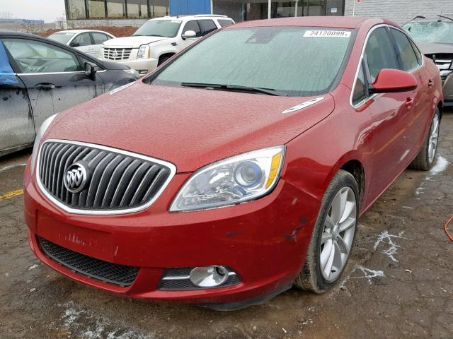 1G4PR5SK4F4170097 - 2015 BUICK VERANO CON RED photo 2