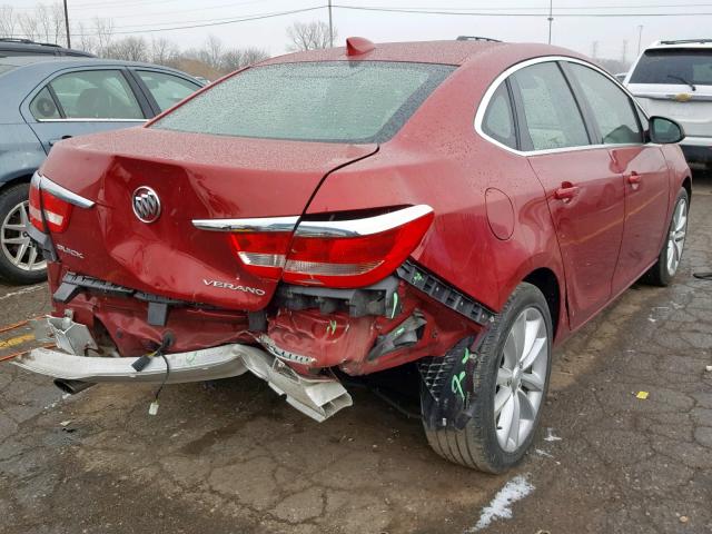 1G4PR5SK4F4170097 - 2015 BUICK VERANO CON RED photo 4