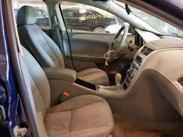 1G1ZH57B494180781 - 2009 CHEVROLET MALIBU 1LT BLUE photo 5