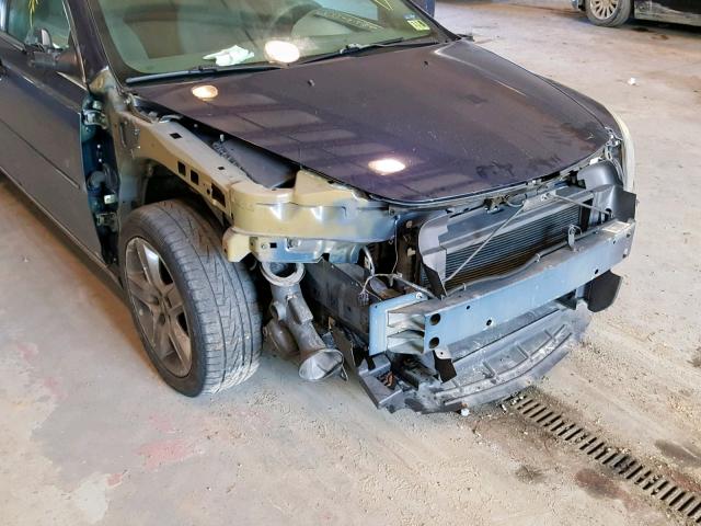 1G1ZH57B494180781 - 2009 CHEVROLET MALIBU 1LT BLUE photo 9