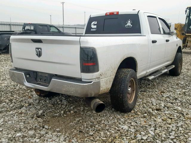 3C6UD5CL6CG181864 - 2012 DODGE RAM 2500 S WHITE photo 4