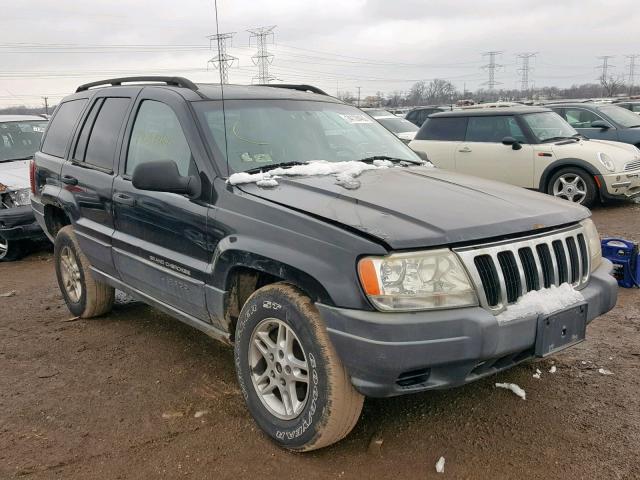 1J4GW48SX2C105876 - 2002 JEEP GRAND CHER BLACK photo 1