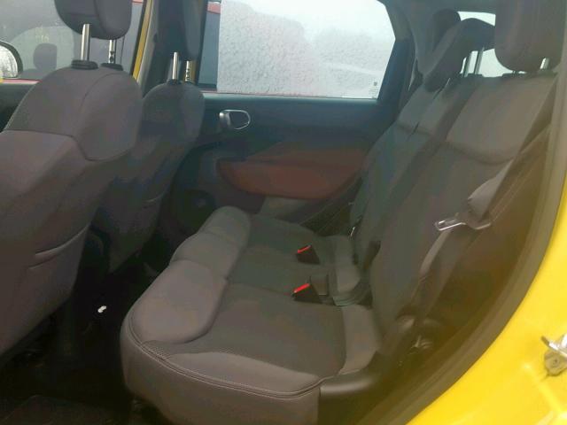 ZFBCFADH5EZ020557 - 2014 FIAT 500L TREKK YELLOW photo 6