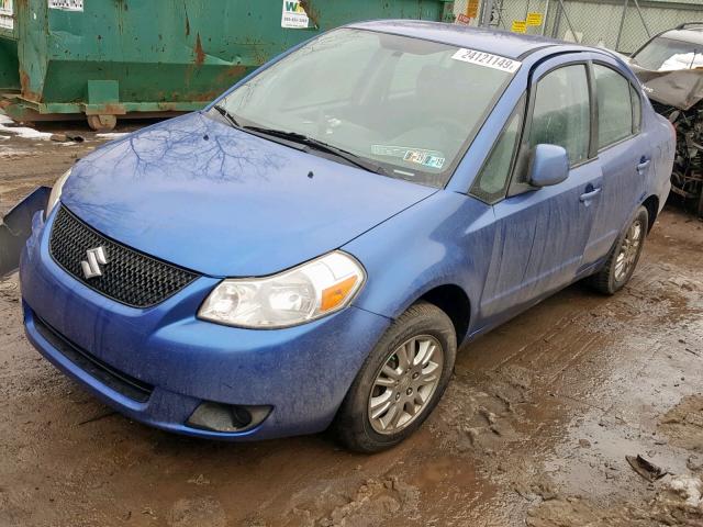 JS2YC5A33C6304964 - 2012 SUZUKI SX4 LE BLUE photo 2