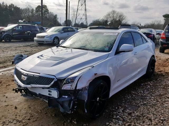 1G6AN5RY0G0166026 - 2016 CADILLAC ATS-V WHITE photo 2