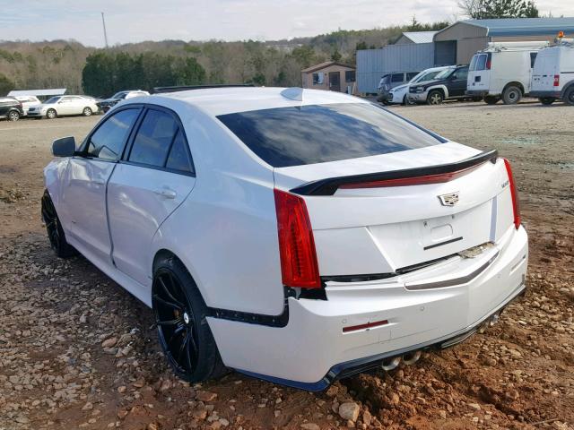 1G6AN5RY0G0166026 - 2016 CADILLAC ATS-V WHITE photo 3