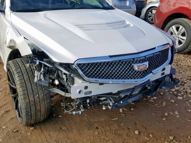 1G6AN5RY0G0166026 - 2016 CADILLAC ATS-V WHITE photo 9