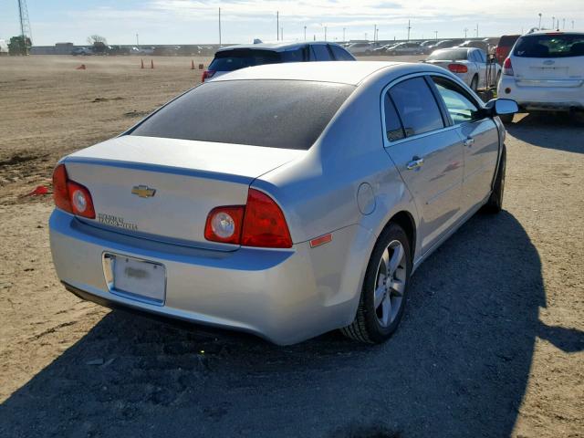 1G1ZC5E01CF285385 - 2012 CHEVROLET MALIBU 1LT ვერცხლისფერი ფოტო 4