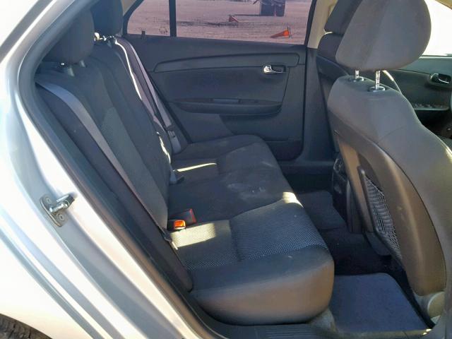 1G1ZC5E01CF285385 - 2012 CHEVROLET MALIBU 1LT ვერცხლისფერი ფოტო 6