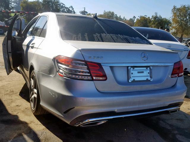 WDDHF5KBXEB021744 - 2014 MERCEDES-BENZ E 350 SILVER photo 3