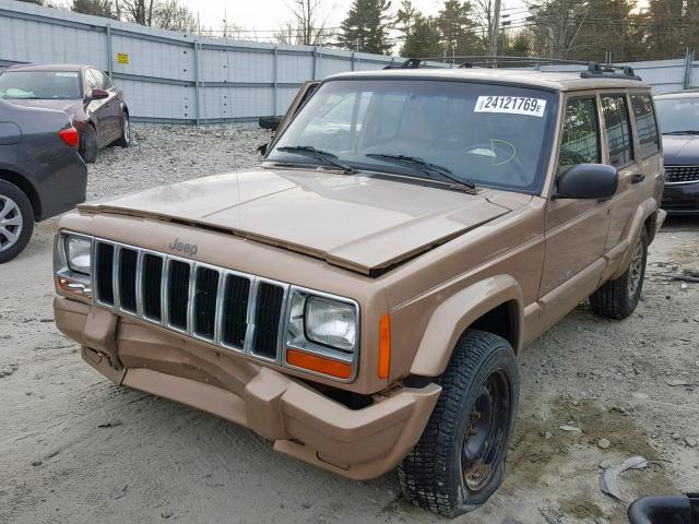 1J4FT68S5YL150569 - 2000 JEEP CHEROKEE L GOLD photo 2