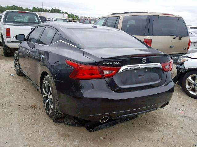 1N4AA6AP4GC405602 - 2016 NISSAN MAXIMA 3.5 BLACK photo 3