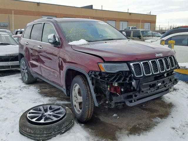 1C4RJFBG2JC269795 - 2018 JEEP GRAND CHER BURGUNDY photo 1