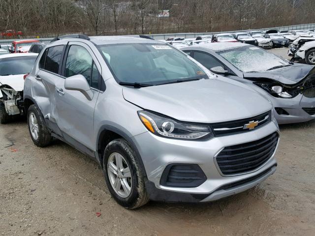 KL7CJPSB6HB240121 - 2017 CHEVROLET TRAX 1LT SILVER photo 1