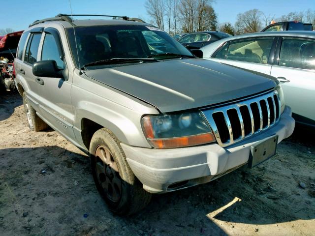 1J4GX48S51C737177 - 2001 JEEP GRAND CHER TAN photo 1