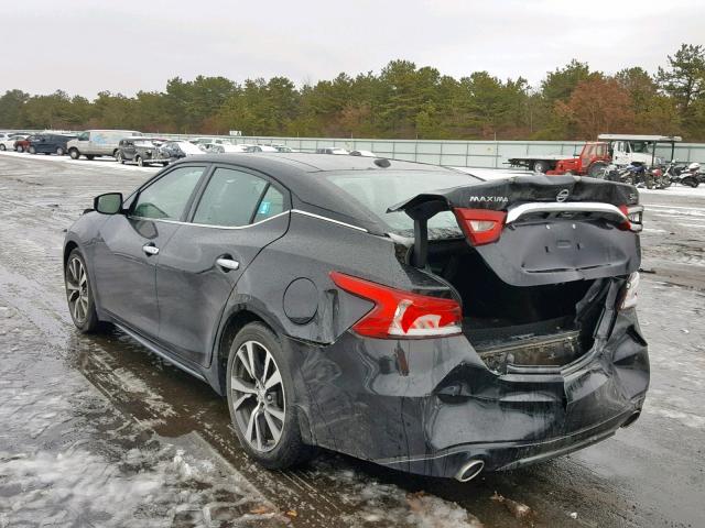 1N4AA6APXHC362482 - 2017 NISSAN MAXIMA 3.5 BLACK photo 3