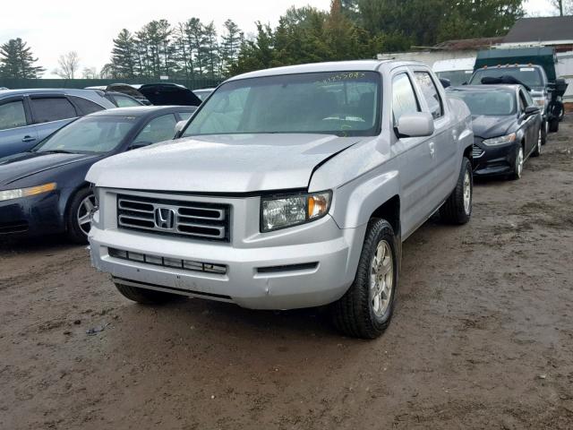 2HJYK16478H529638 - 2008 HONDA RIDGELINE SILVER photo 2