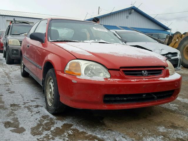 2HGEJ6443TH110819 - 1996 HONDA CIVIC DX RED photo 1