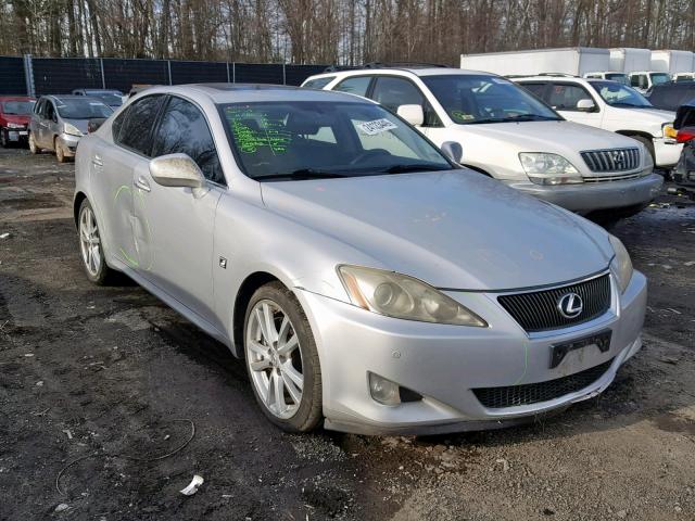 JTHBE262665001663 - 2006 LEXUS IS 350 SILVER photo 1