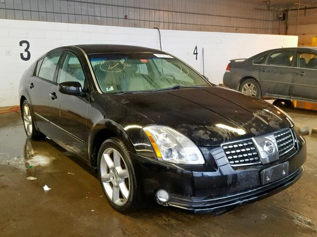 1N4BA41E84C900761 - 2004 NISSAN MAXIMA SE BLACK photo 1