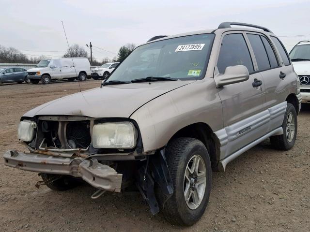 2CNBJ634926934171 - 2002 CHEVROLET TRACKER LT GOLD photo 2