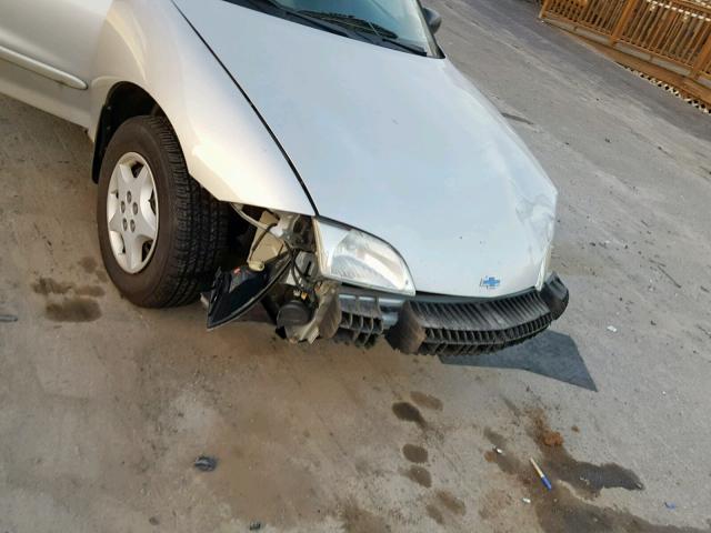 1G1JC524627151873 - 2002 CHEVROLET CAVALIER B SILVER photo 9