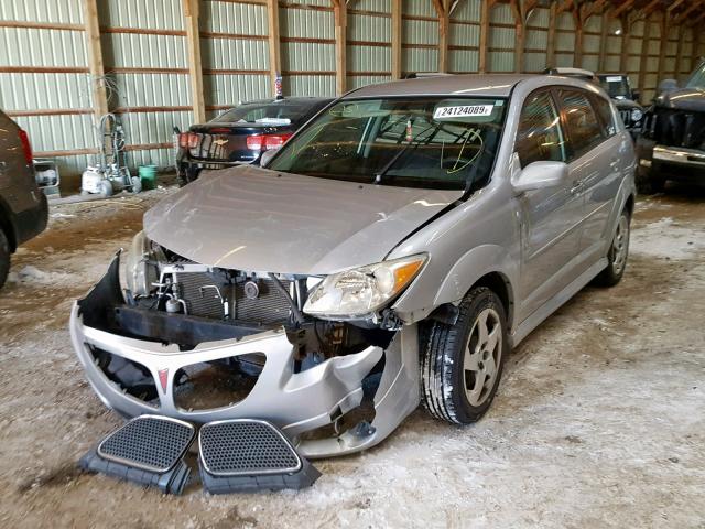 5Y2SL65897Z402414 - 2007 PONTIAC VIBE SILVER photo 2