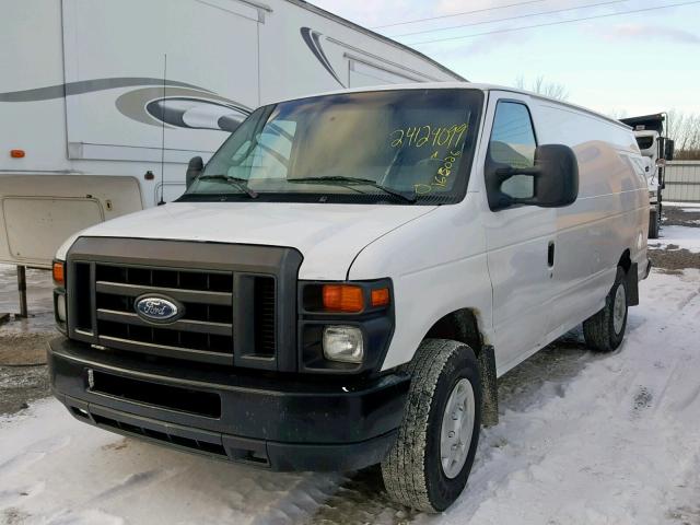 1FTSS34P99DA03920 - 2009 FORD ECONOLINE WHITE photo 2