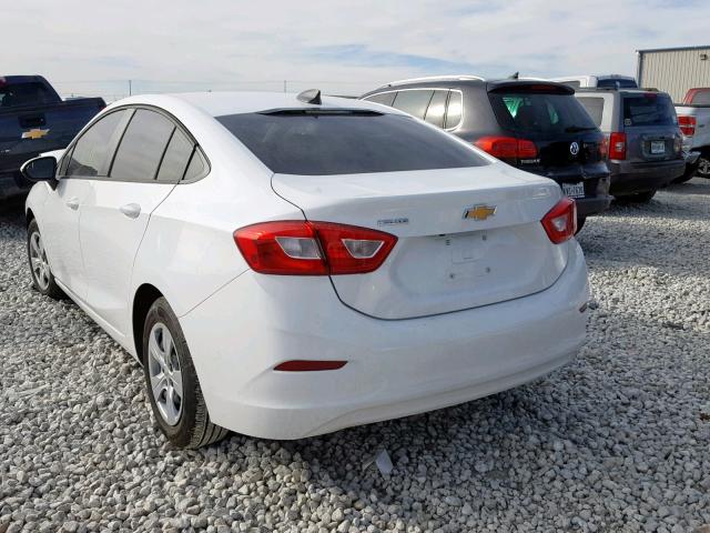 1G1BC5SM8J7151425 - 2018 CHEVROLET CRUZE LS WHITE photo 3