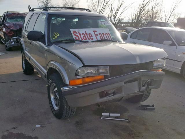 1GNDT13W512100803 - 2001 CHEVROLET BLAZER TAN photo 1