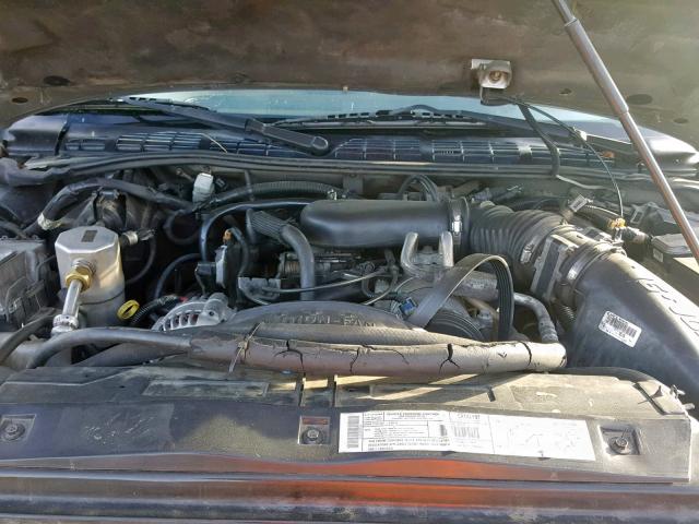 1GNDT13W512100803 - 2001 CHEVROLET BLAZER TAN photo 7